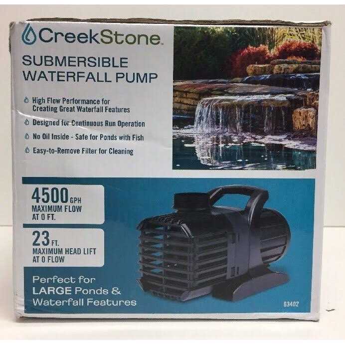 Creekstone 264 GPH Submersible Pond Pump - Zenithce