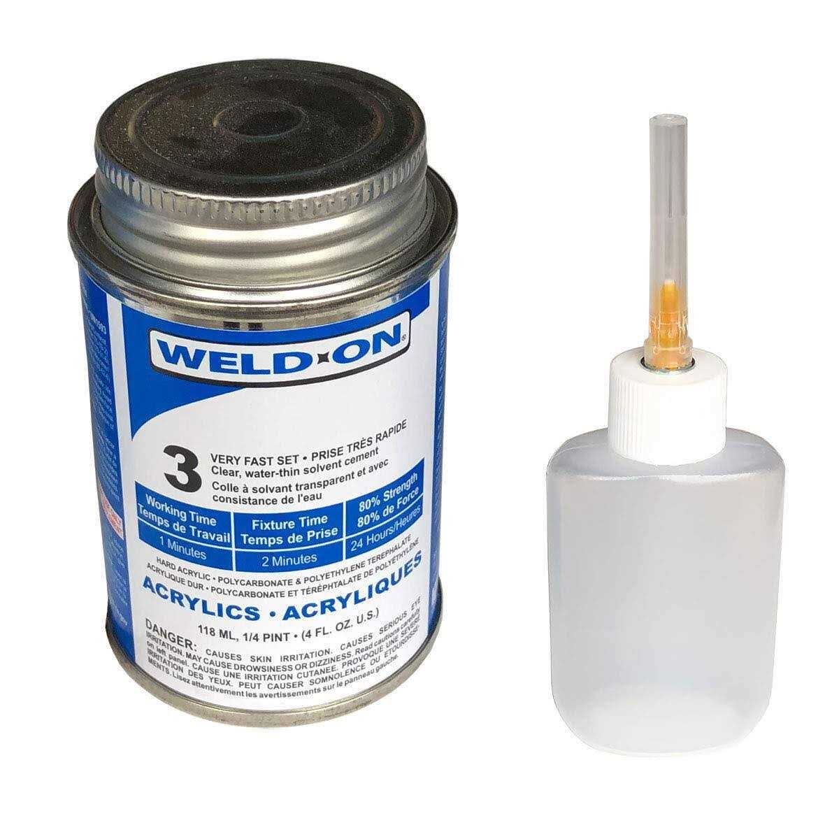 Scigrip 16 10315 Acrylic Cement, Low-VOC, Medium Bodied, 5 Ounce Tube, Clear - Zenithce