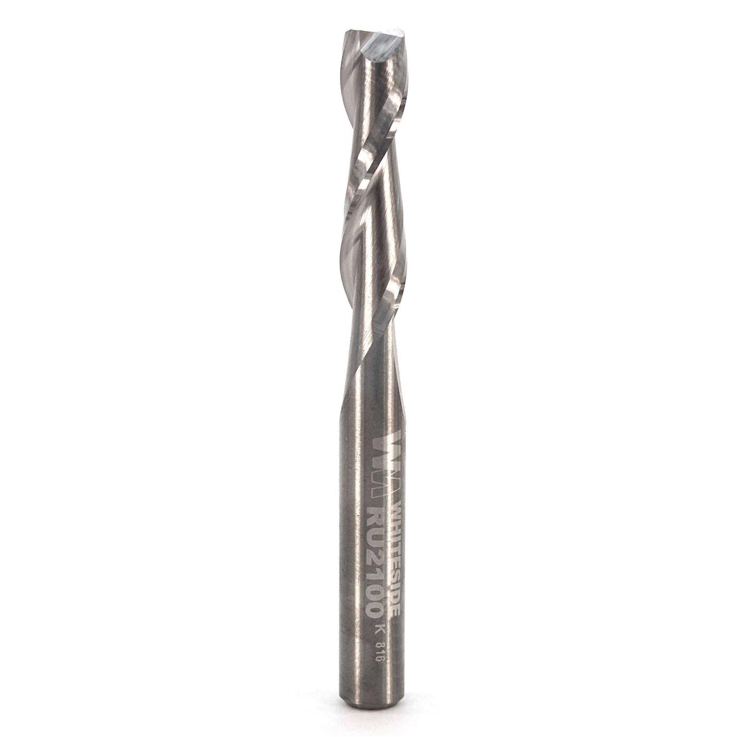 Whiteside RFT2100 Spiral Flush Trim Up Cut Router Bit for Woodworking - Zenithce