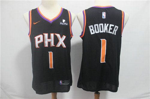 Phoenix Suns Devin 1 Booker Black 2019 Swingman City Edition Jersey - Zenithce
