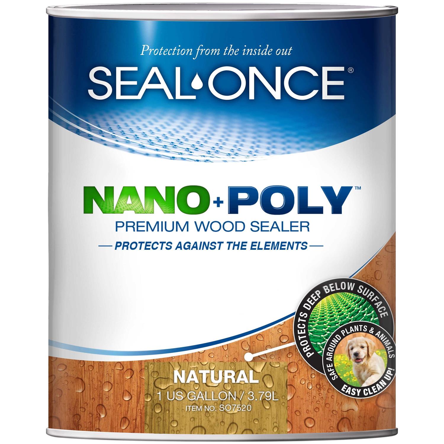 Seal-Once Nano+Poly Premium Wood Sealer - Zenithce