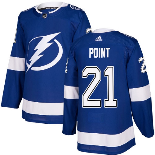 Tampa Bay Lightning #21 Brayden Point Blue Stitched Adidas Jersey - Zenithce