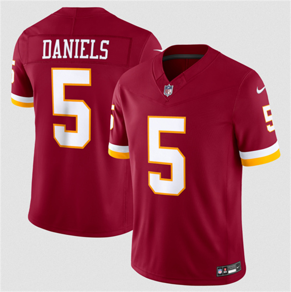 Washington Commanders #5 Jayden Daniels Burgundy 2026 F.U.S.E. Vapor Limited Stitched Jersey - Zenithce