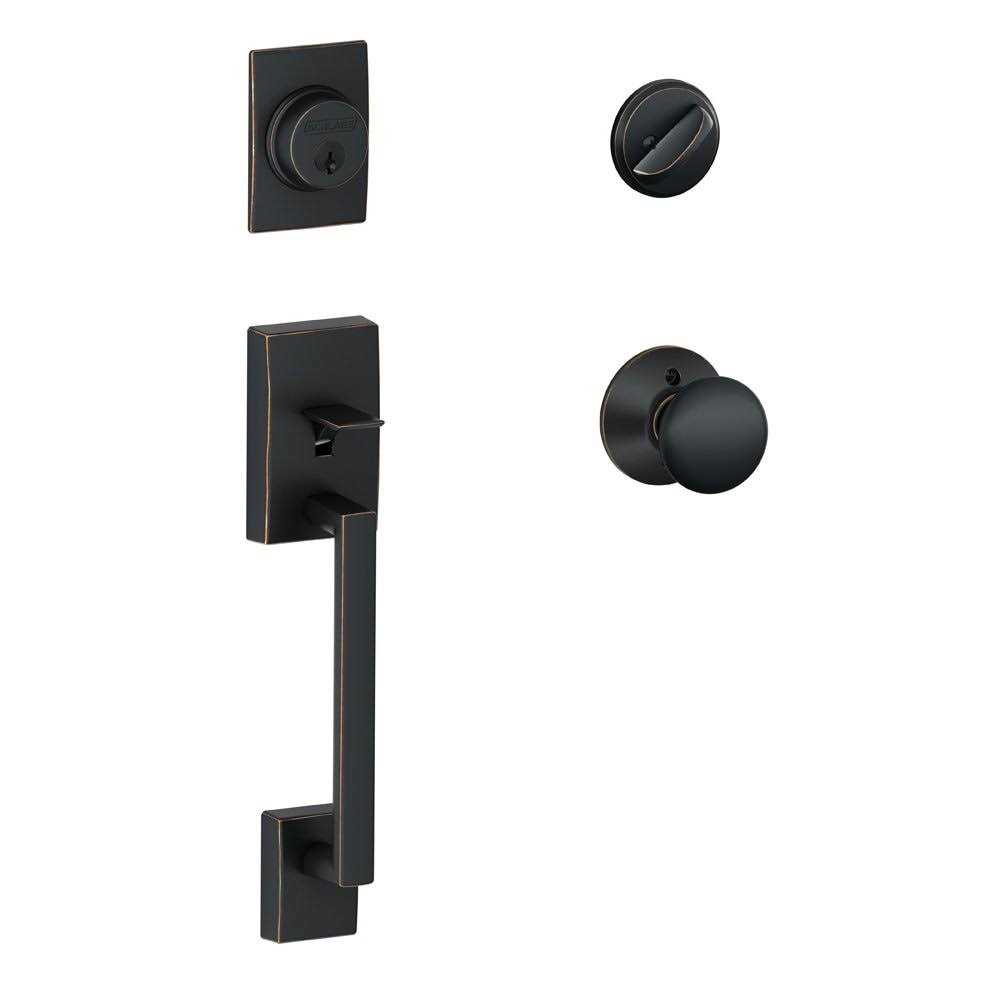 Schlage F58PLY605 Plymouth Exterior Handleset Finish - Zenithce
