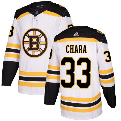 Boston Bruins #33 Zdeno Chara White Stitched Adidas Jersey - Zenithce
