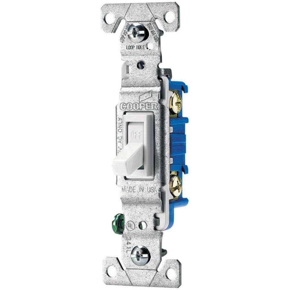Eaton 15-Amp Single-Pole Toggle Light Switch - Zenithce