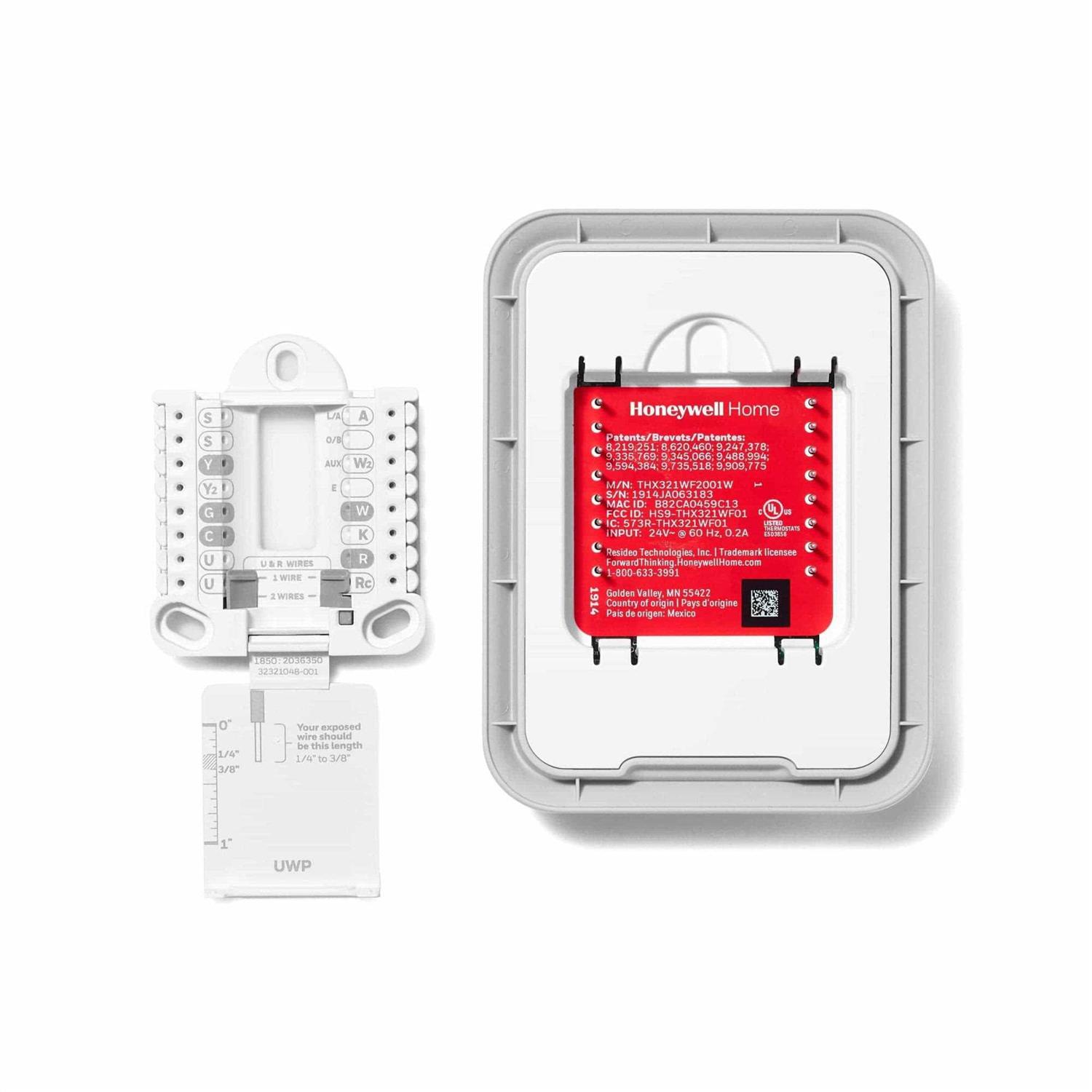 Honeywell THP2400A1027W White Coverplate Assembly - Zenithce