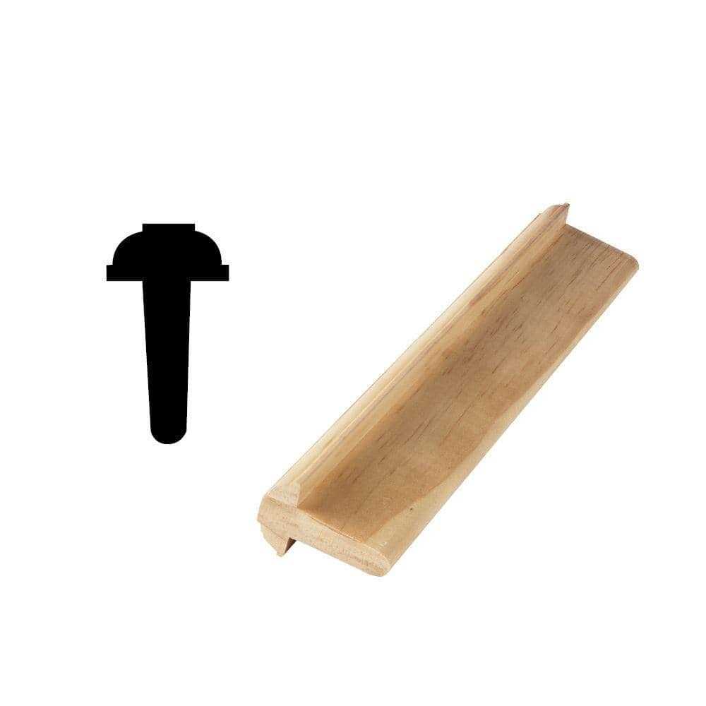 Woodgrain Millwork WM 126 1/2 in. x 3/4 in. x 96 in. Primed Finger-Jointed Pine Base Shoe Moulding - Zenithce