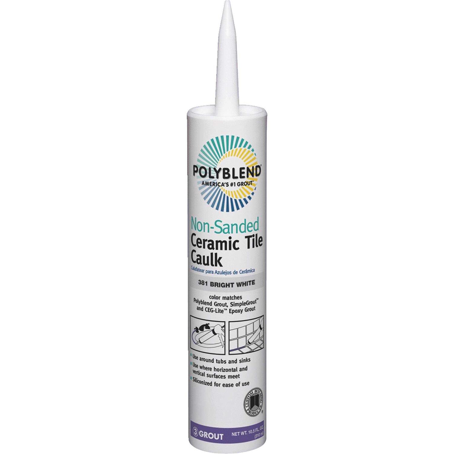 Polyblend Ceramic Tile Caulk 10.5 oz - Zenithce