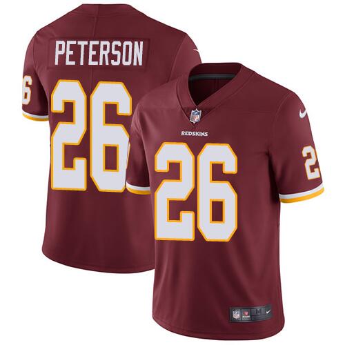 Washington Redskins #26 Adrian Peterson Red Vapor Untouchable Limited Stitched Jersey - Zenithce