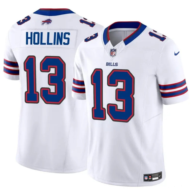 Buffalo Bills #13 Mack Hollins White 2024 F.U.S.E. Vapor Untouchable Limited Stitched Jersey - Zenithce