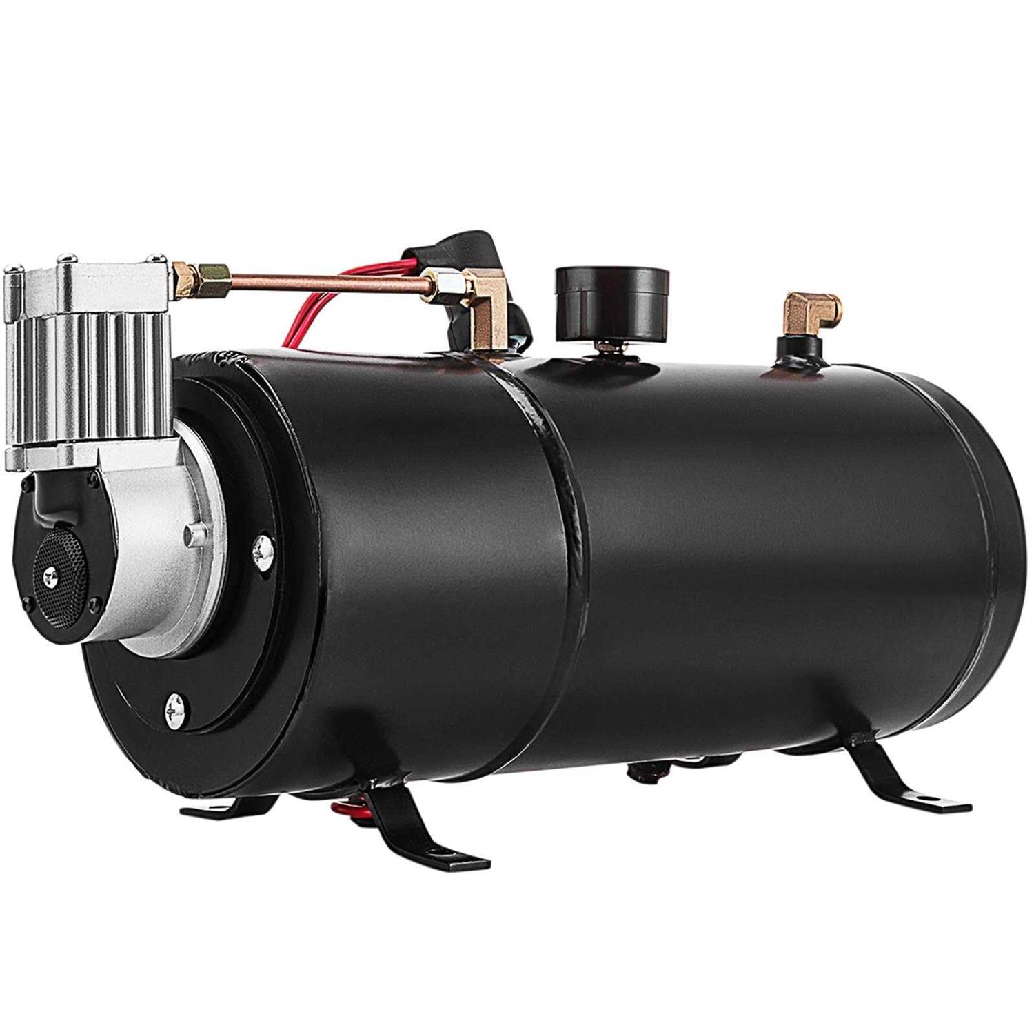 VEVOR 120 PSI 12V Air Compressor & Tank Pump For Air Horn BAGS Vehicle US NEW LBPJ120PSILBYSJ01V0 - Zenithce