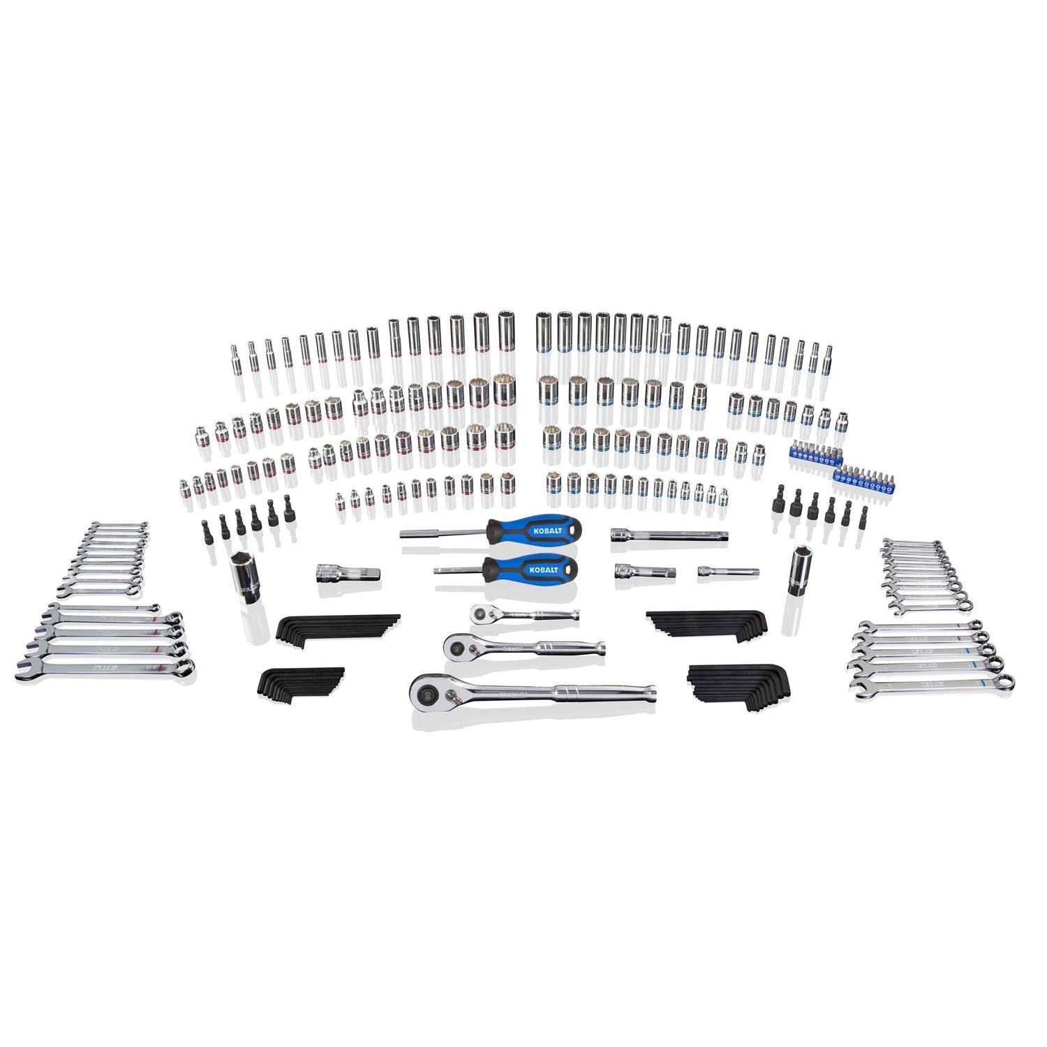 Kobalt 20-Piece Set 12-point Standard and Metric Ratchet Wrench 81730 - Zenithce