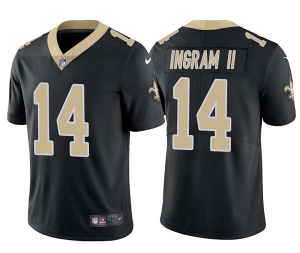 New Orleans Saints #14 Mark Ingram II Black Stitched Football Jersey - Zenithce