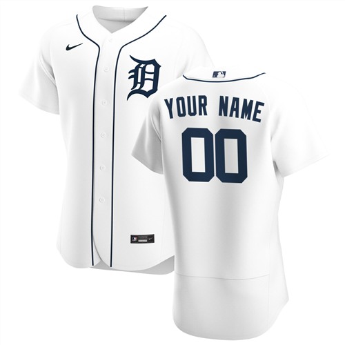 Detroit Tigers Customized Authentic Stitched MLB Jersey - Zenithce