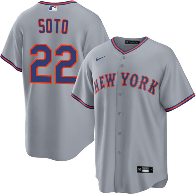 New York Mets #22 Juan Soto Gray 2025 Limited Stitched Jersey - Zenithce
