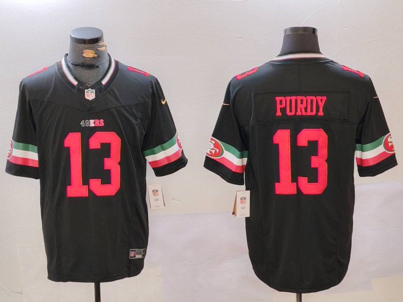 San Francisco 49ers #13 Brock Purdy Black F.U.S.E. Mexico Vapor Limited Stitched Jersey - Zenithce