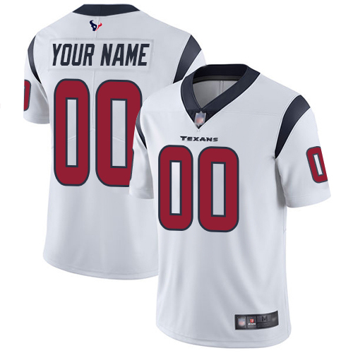 Texans Customized White Vapor Untouchable Limited Stitched Jersey - Zenithce