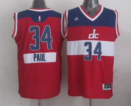 Washington Wizards #34 Paul Pierce Revolution 30 Swingman 2014 Christmas Day Red Jersey - Zenithce