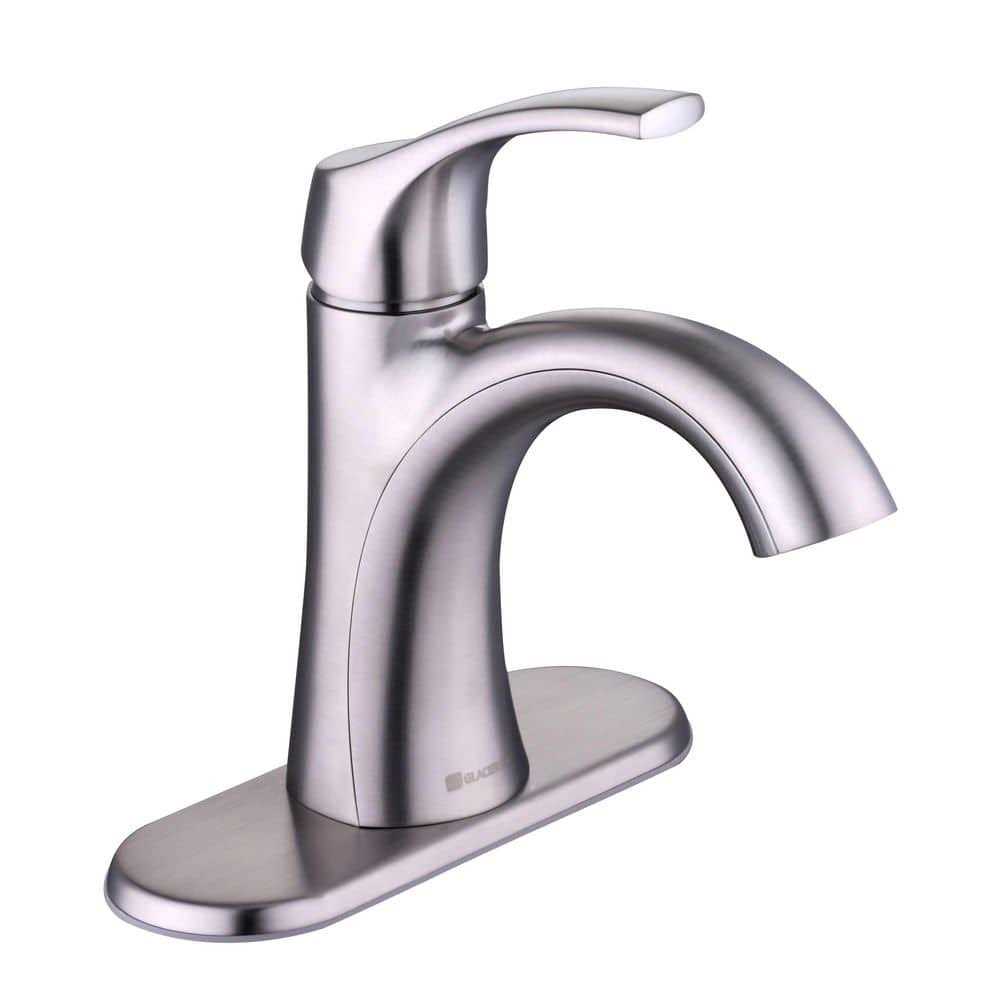 Glacier Bay Arnette 4 in. Centerset Double Handle Bathroom Faucet 1007 747 512 - Zenithce