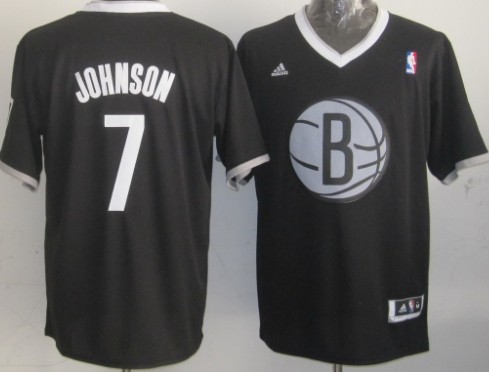 Brooklyn Nets #7 Joe Johnson Revolution 30 Swingman 2013 Christmas Day Black Jersey - Zenithce
