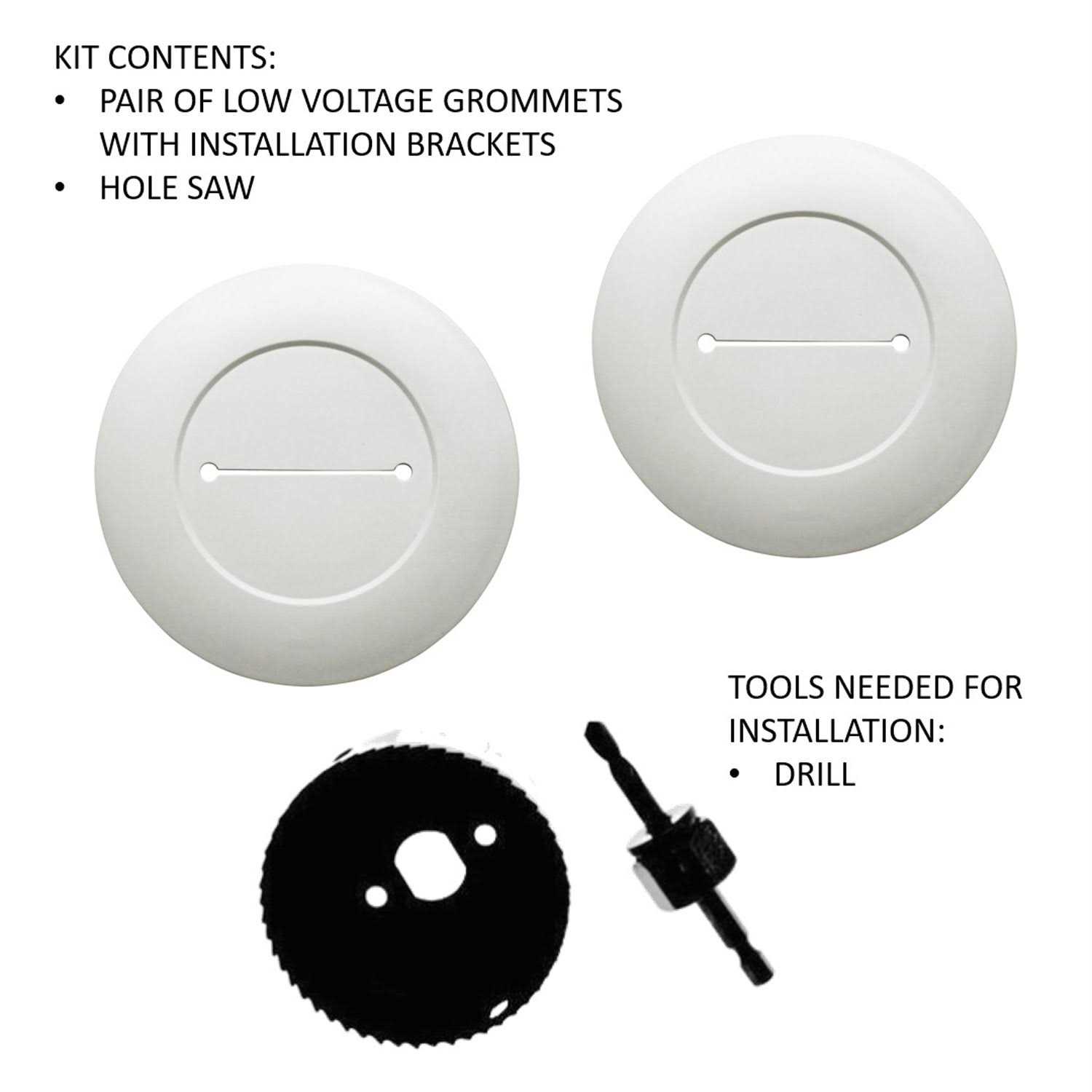 Legrand Cable Access Wall Plate WP1014WHV1 - Zenithce