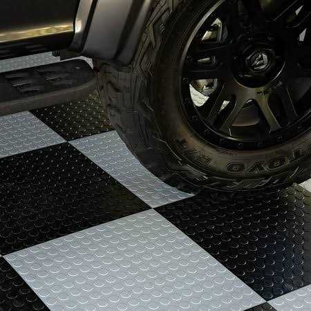 Flooringinc Coin Flex Nitro Tiles Terracotta Hidden Interlocking Garage Flooring - Zenithce