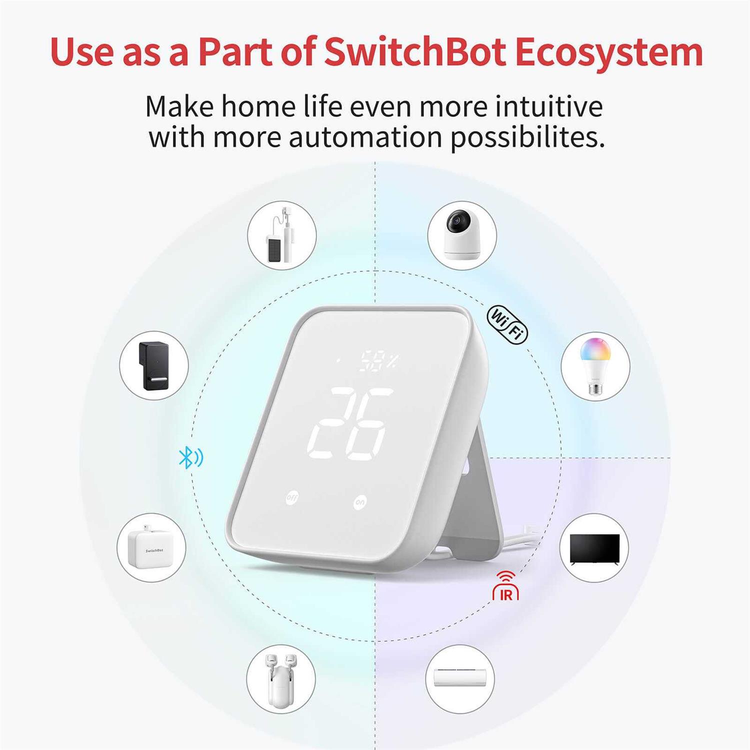 SwitchBot Curtain Smart Electric Motor Wireless App Automate Timer Control Add SwitchBot Hub to Make it Compatible with Alexa - Zenithce