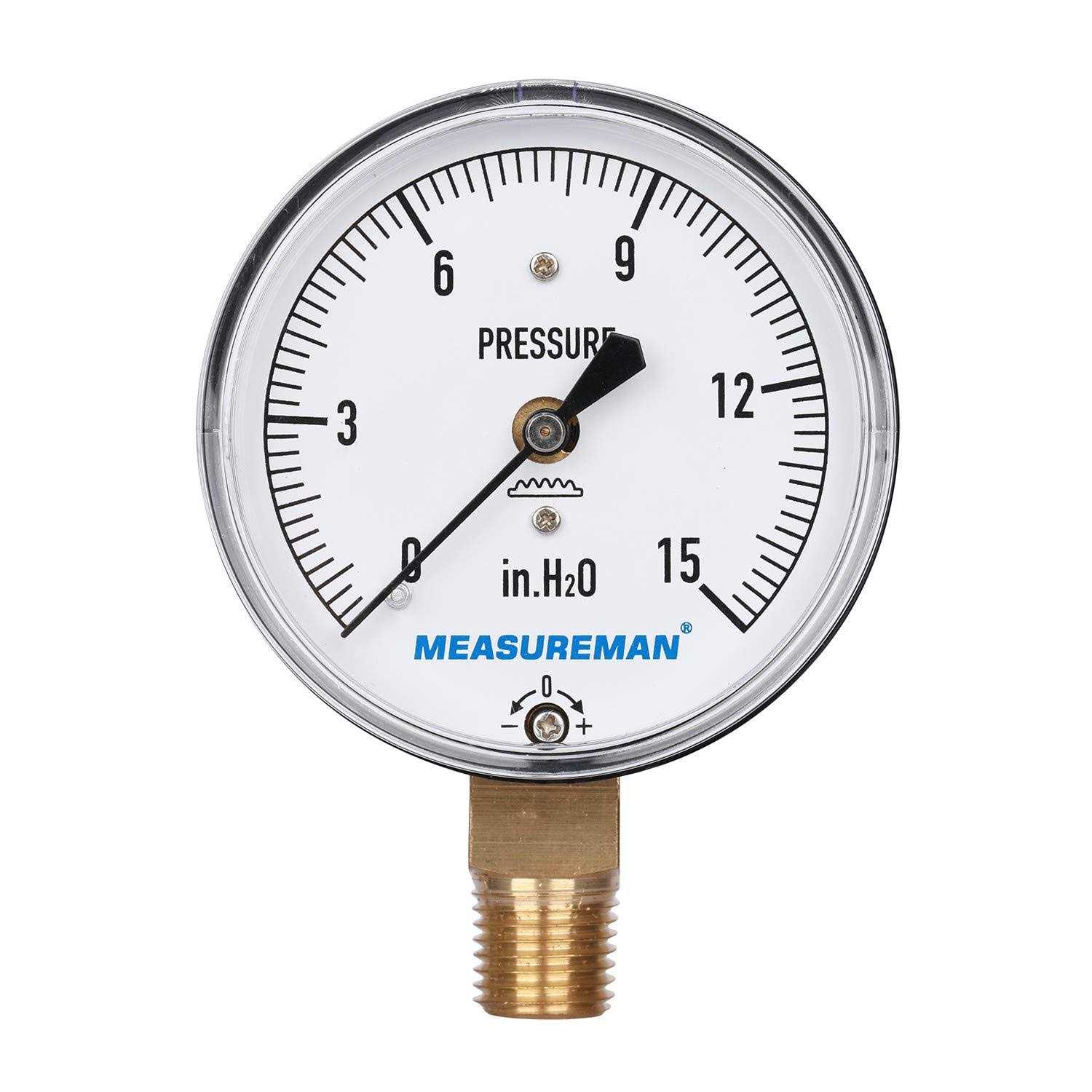 Measureman Diaphragm Type Capsule Low Pressure Gauge - Zenithce