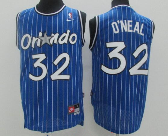 Orlando Magic #32 Shaquille O'neal Blue Stitched Swingman Jersey - Zenithce