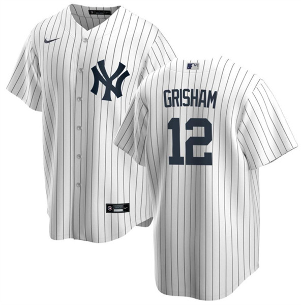 New York Yankees #12 Trent Grisham White 2024 Home Limited Cool Base Stitched Jersey - Zenithce
