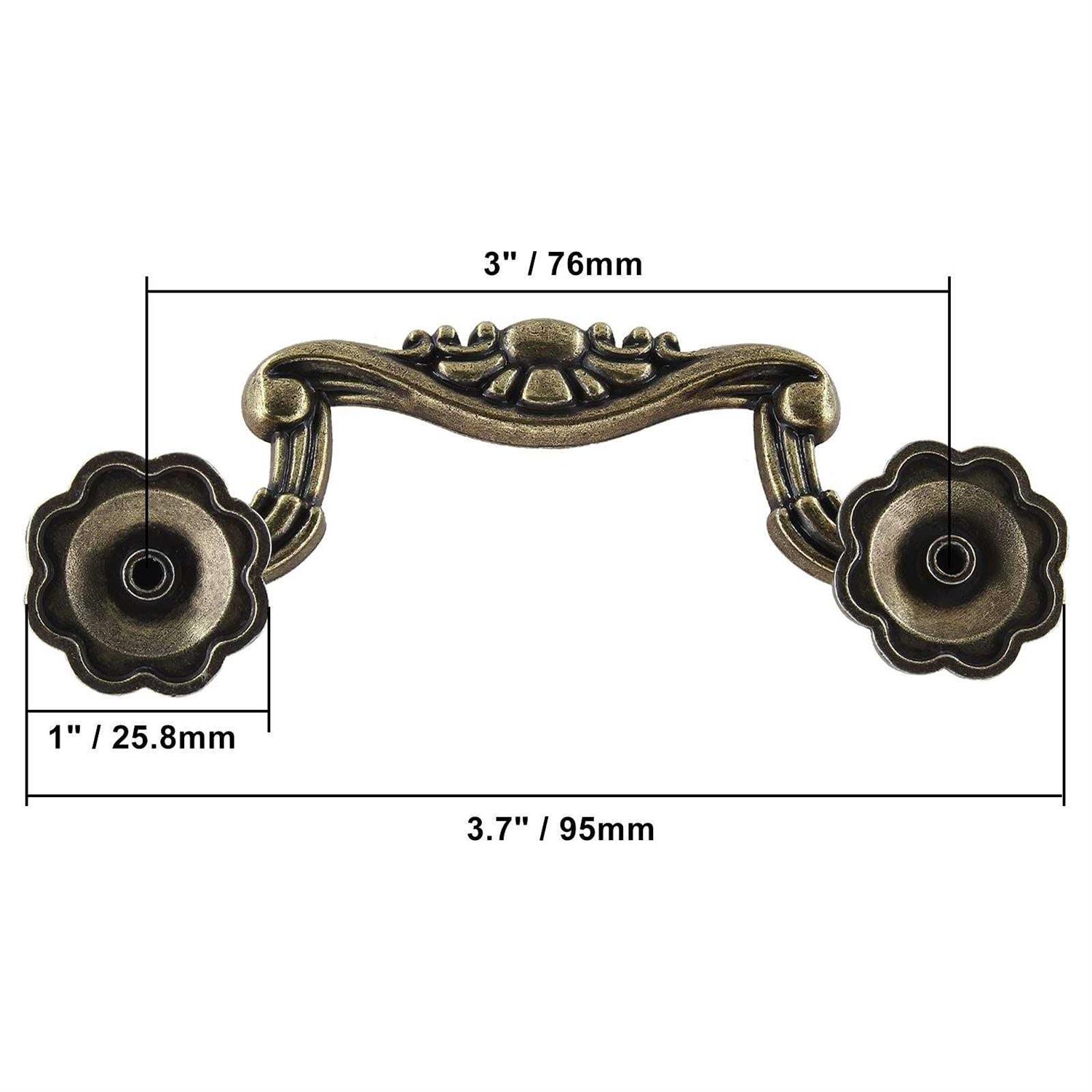 jersvimc 10 piece drop drawer handles 5 inch hole centers - Zenithce