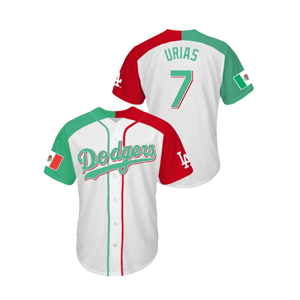 Los Angeles Dodgers #7 Julio Urias Mexican Heritage Culture Night Stitched Jersey - Zenithce