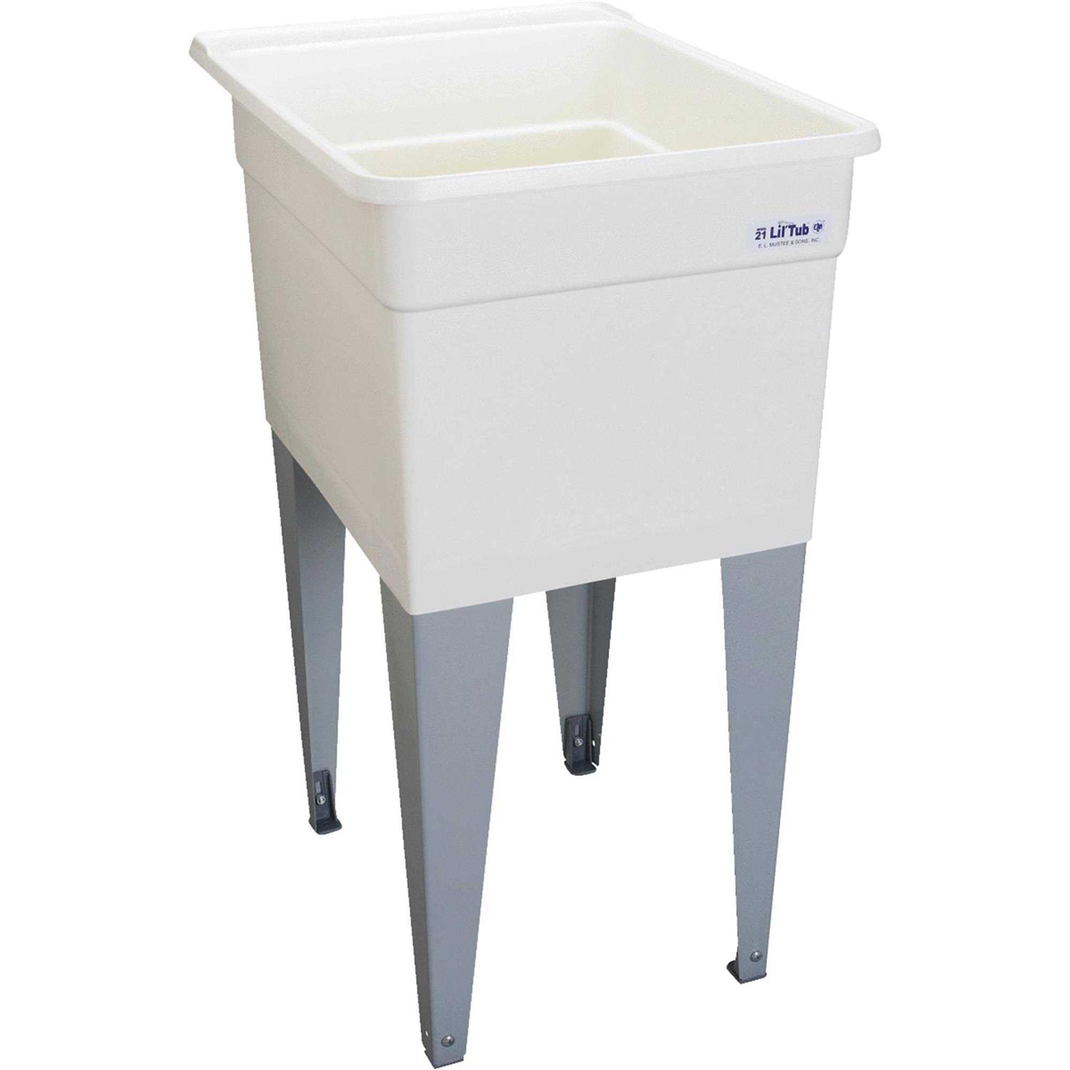 Mustee 19W Utilatub Laundry Tub Wall - Zenithce