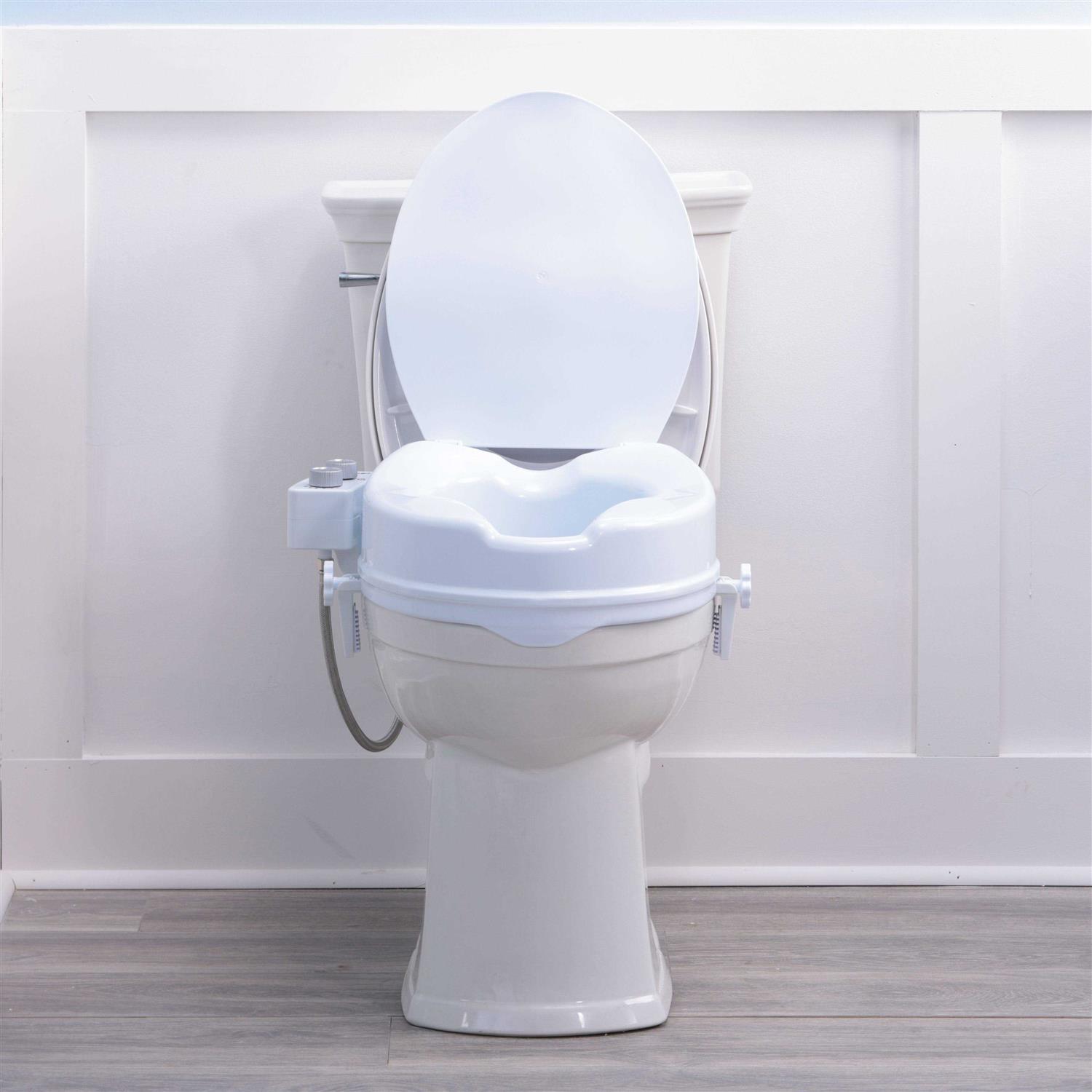 Drive Medical PreserveTech Raised Toilet Seat with Bidet - Zenithce