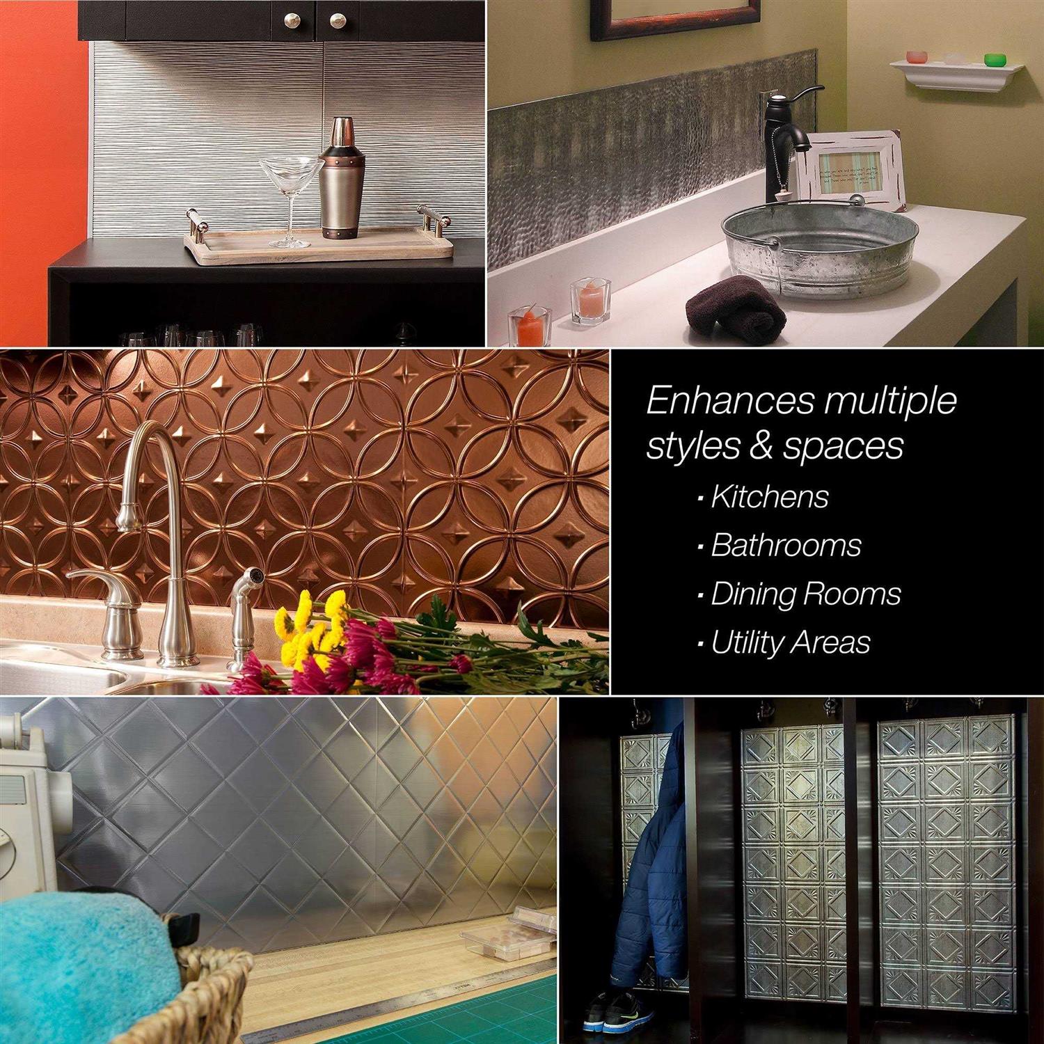 Fasade Rib Backsplash Kit - Zenithce