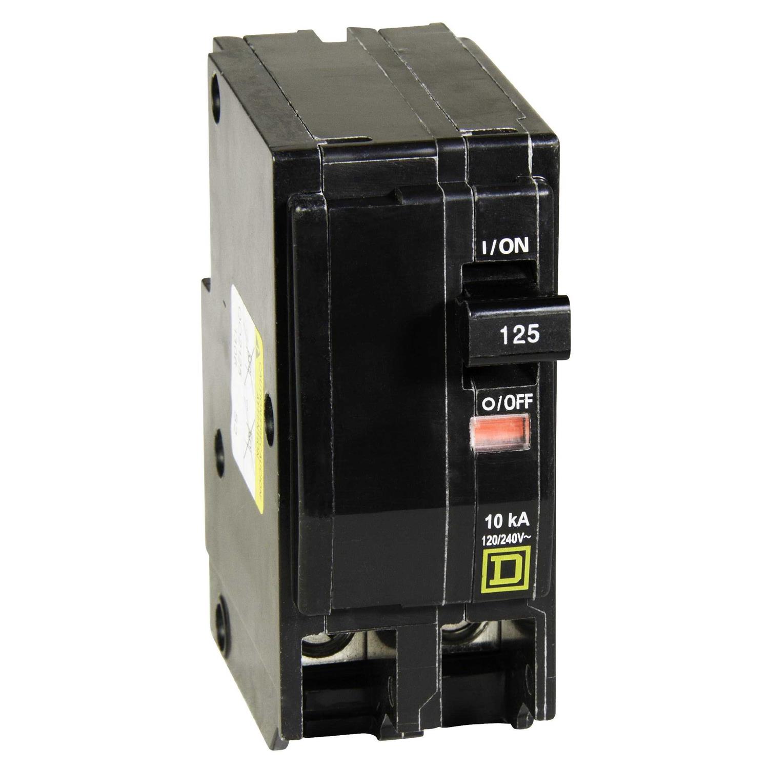 Square D QO 100-amp 2-Pole Standard Trip Circuit Breaker - Zenithce