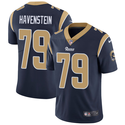 Los Angeles Rams #79 Rob Havenstein Navy Blue Vapor Untouchable Limited Stitched Jersey - Zenithce