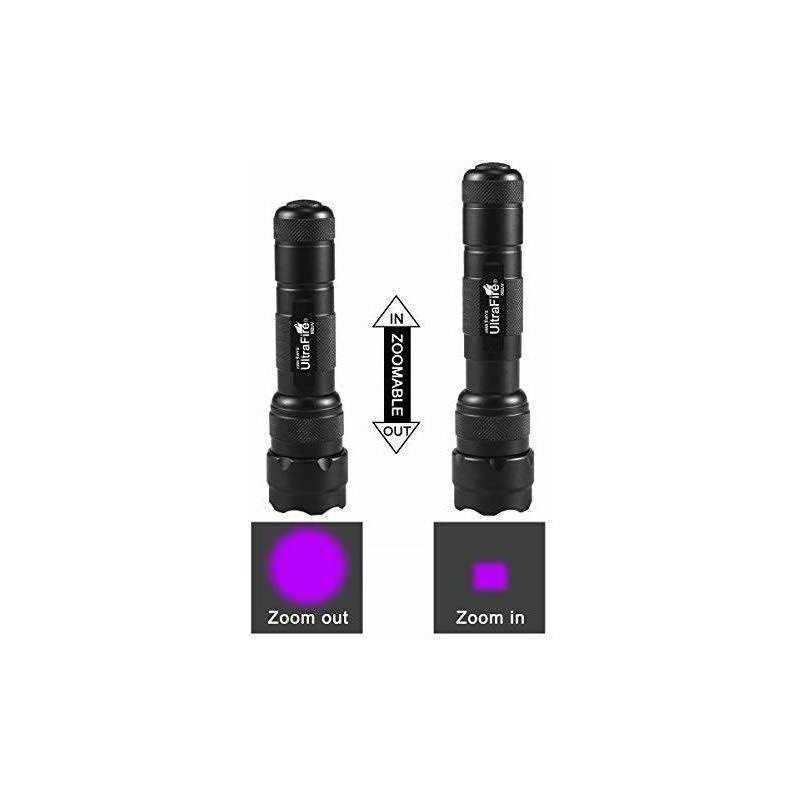 UltraFire Black Light UV Flashlight Super Power UV 395-405 nm Led WF-502B Blacklight Flashlights for Leak Detector - Zenithce
