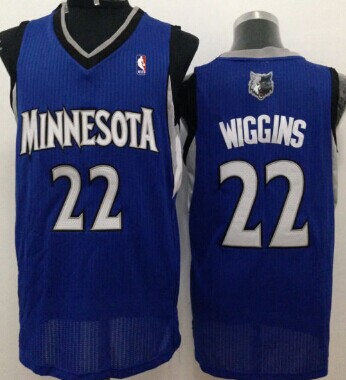 Minnesota Timberwolves #22 Andrew Wiggins Blue Swingman Jersey - Zenithce