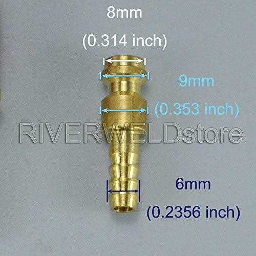 RIVERWELD 7piece Fillet Weld Set Gage Rl Gauge Welding Inspection Test Ulnar Metric & Inch - Zenithce