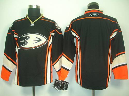 Ducks Blank Black Third Stitched Jersey - Zenithce