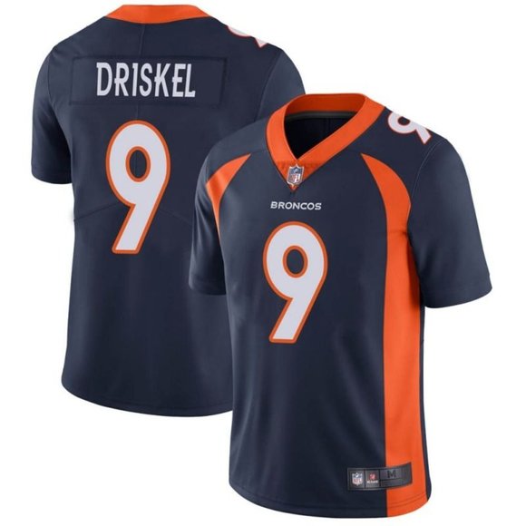Denver Broncos #9 Jeff Driskel Navy Vapor Untouchable Limited Stitched Jersey - Zenithce