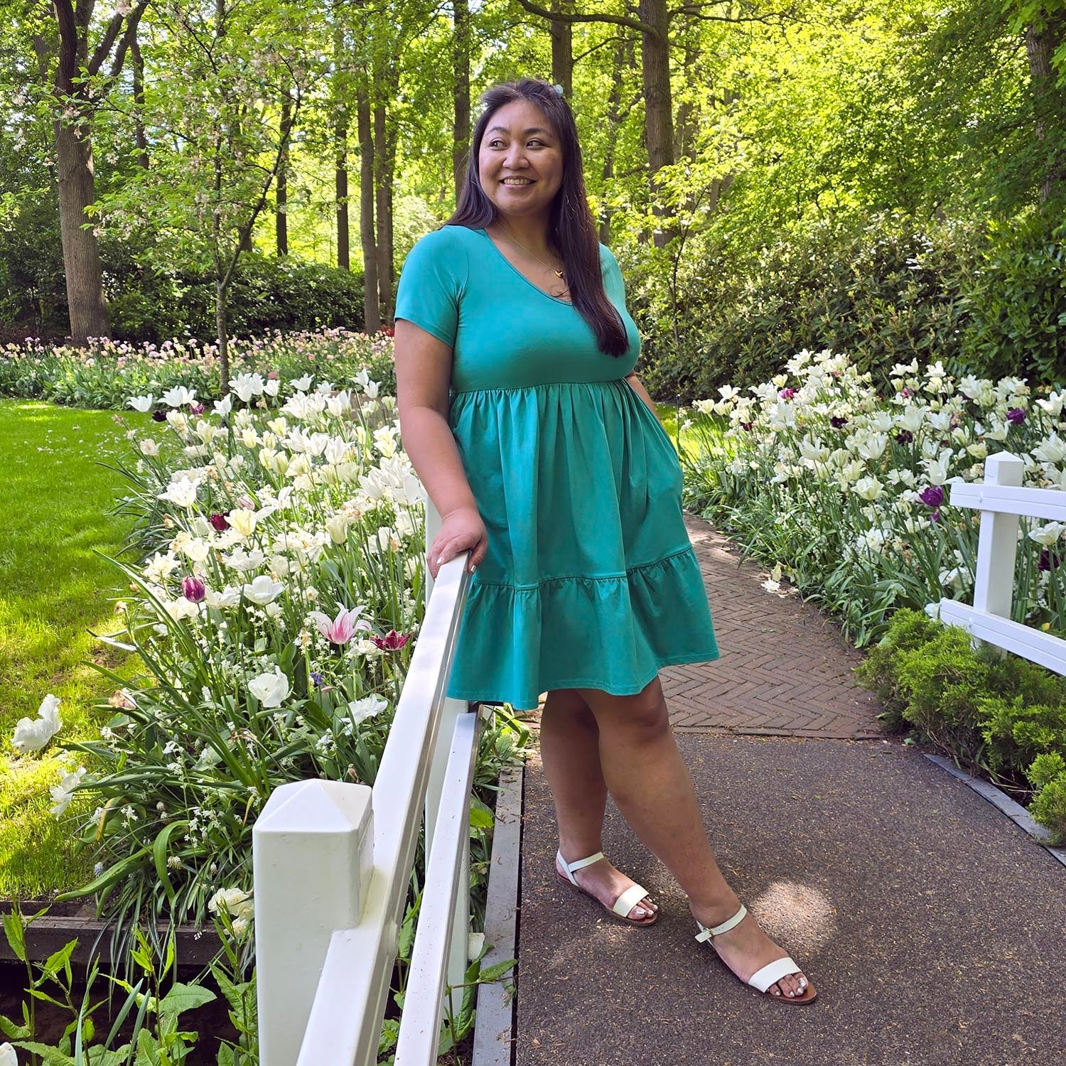 Tiered Mini Dress - Beach Bum - Zenithce