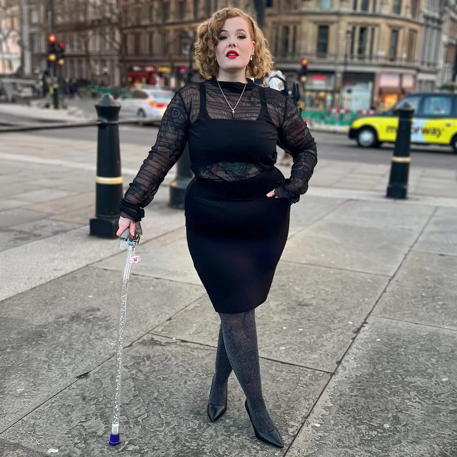 Pencil Skirt - Black (V2) - Zenithce