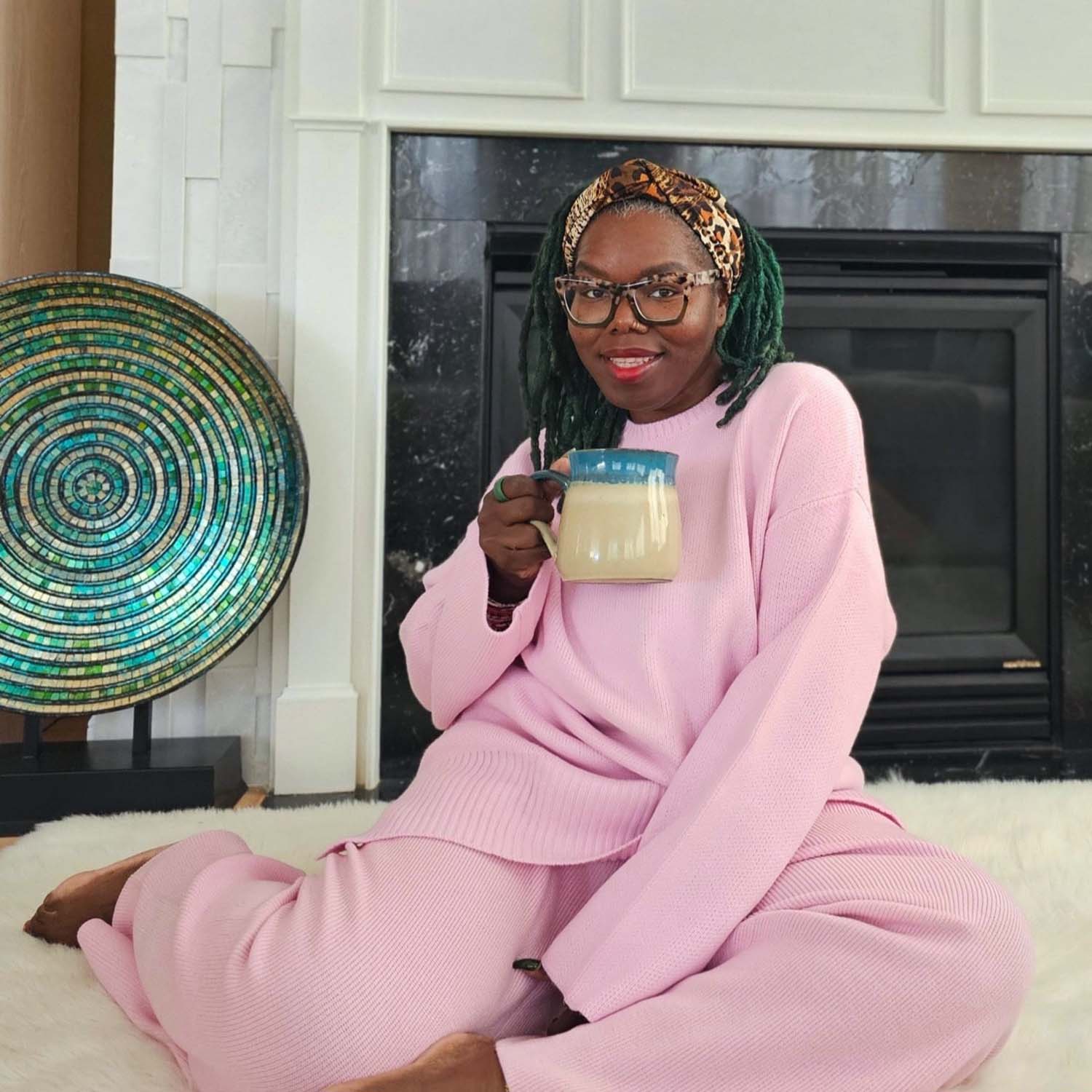 Knit Longline Jumper - P��tale de Rose - Zenithce