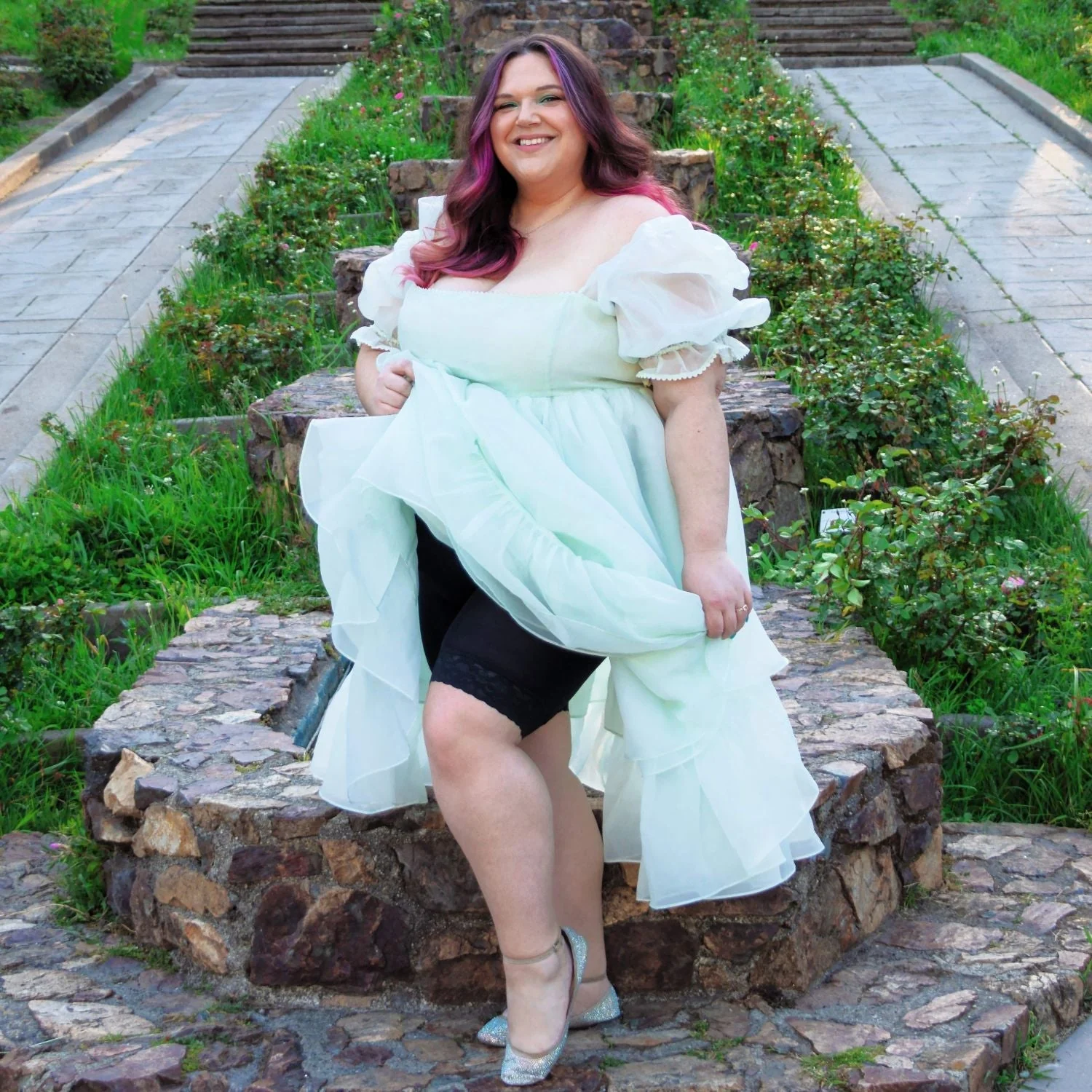 Lace Stay Cool Chub Rub Shorts - Black - Zenithce