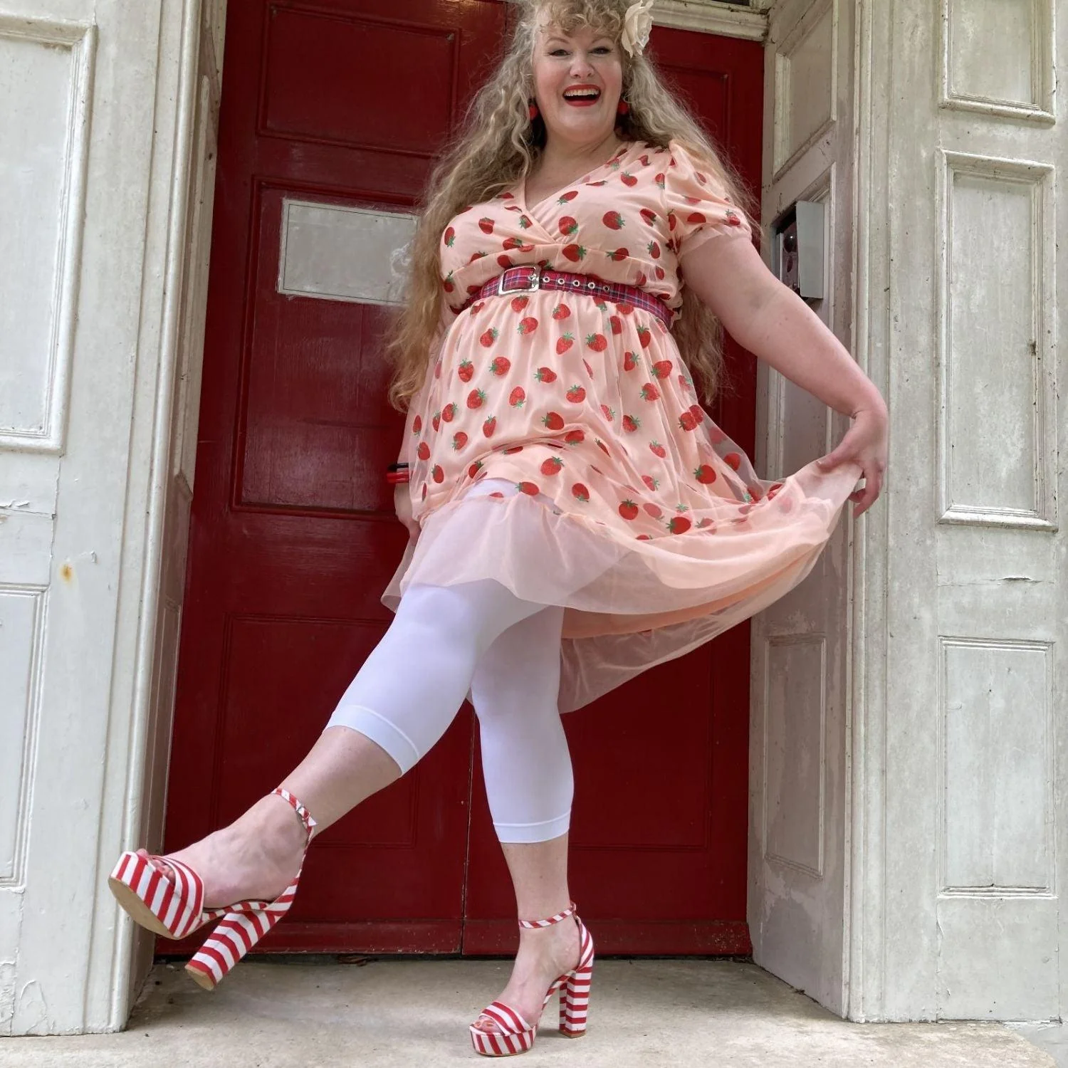 Stay Cool Capri Tights - White - Zenithce