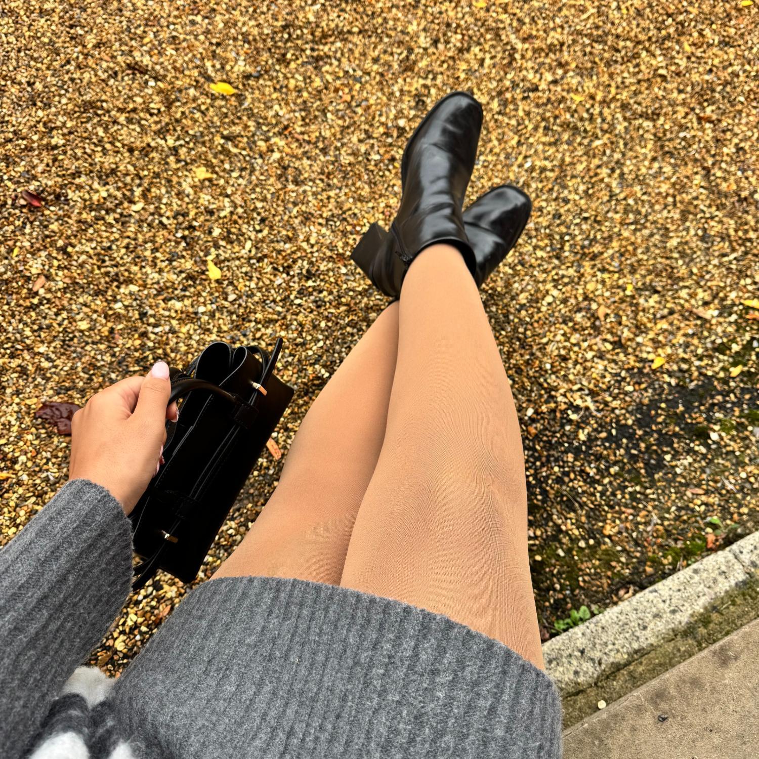 120 Denier Tights - Caramel Latte - Zenithce