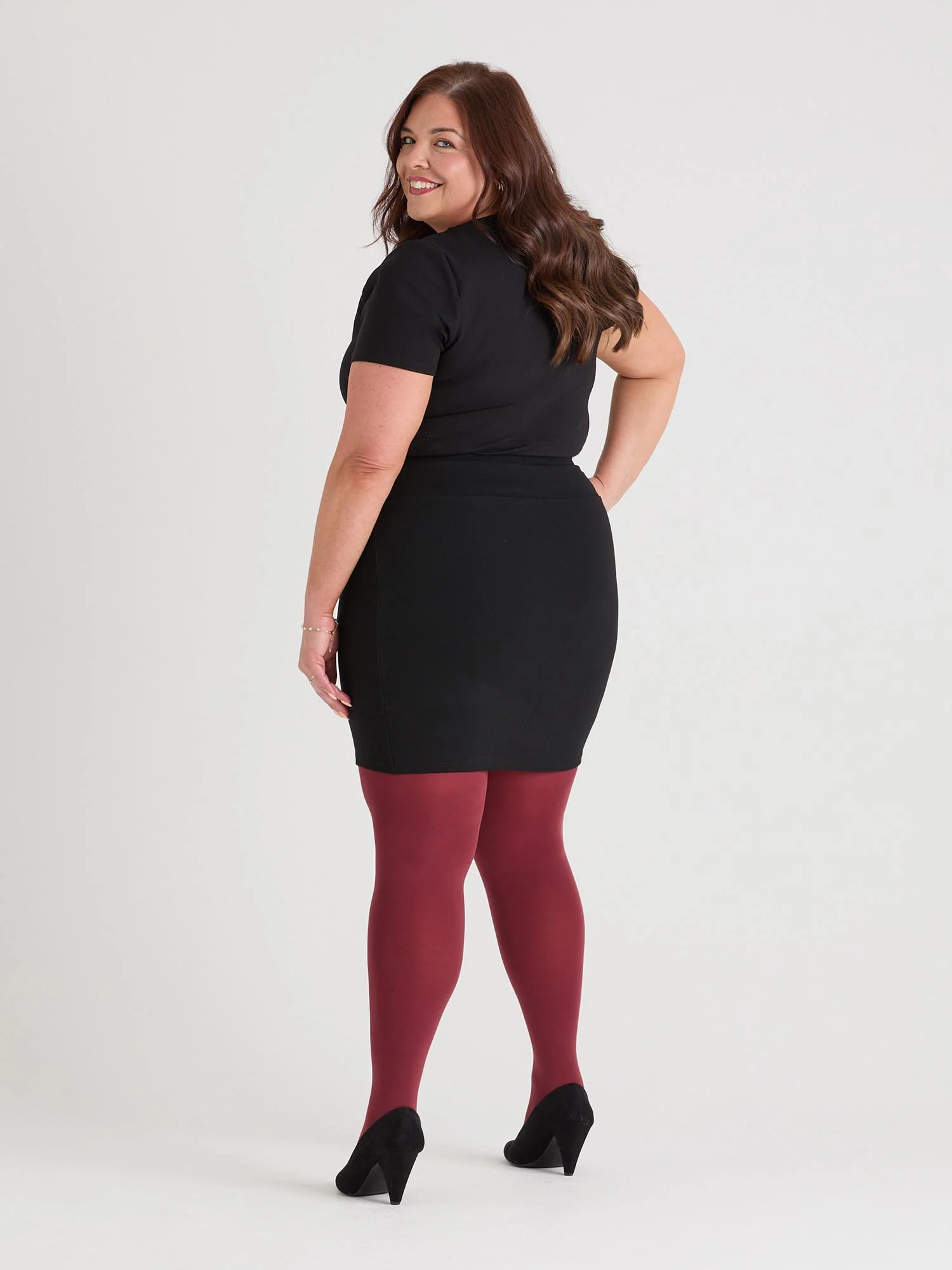 Mini Pencil Skirt - Black (V2) - Zenithce